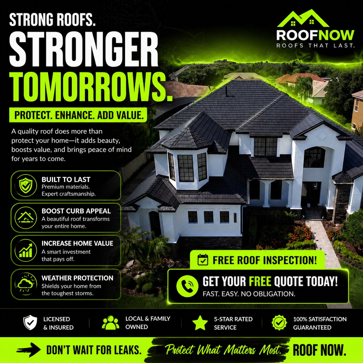 ROOFNOW professional metal roofing installation Ontario